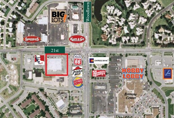 More Photos Of 6249 E 21st St, Wichita Storefront For Lease