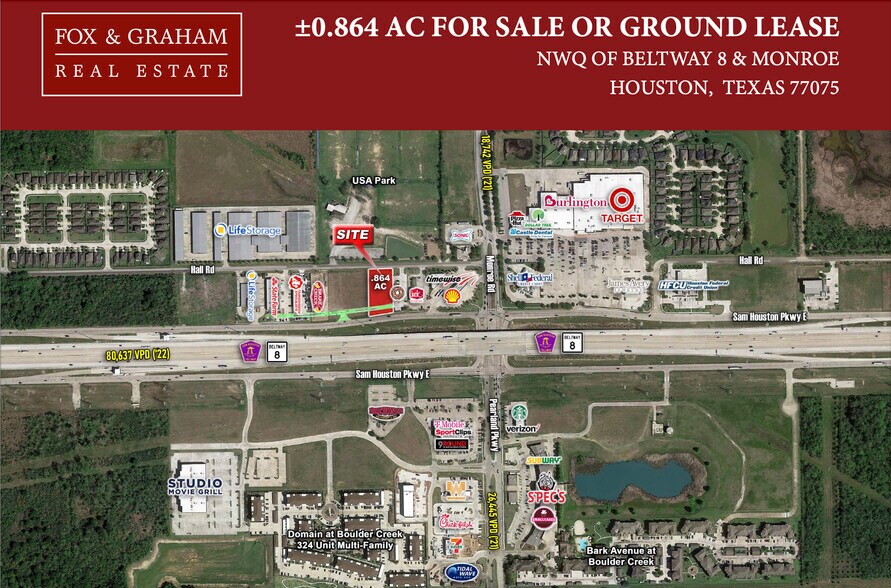 Primary Photo Of 8401 S Sam Houston Pky E, Houston Land For Sale
