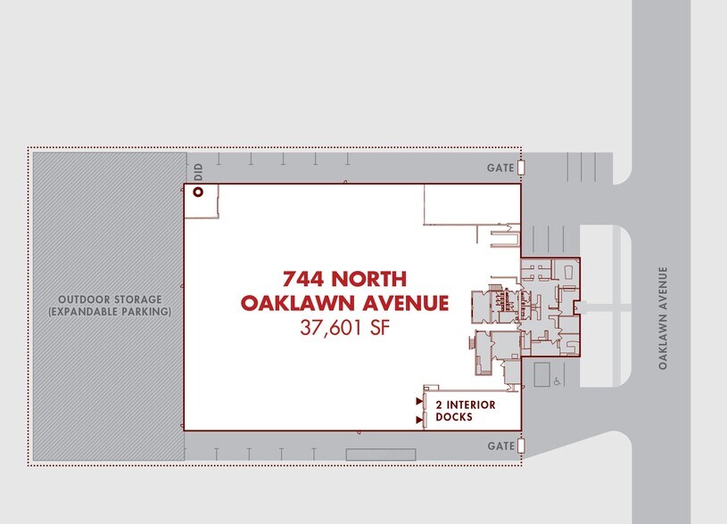 More Photos Of 744 N Oaklawn Ave, Elmhurst Warehouse For Lease