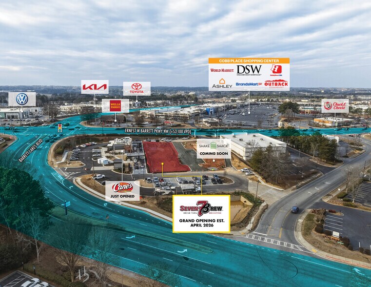 More Photos Of 853 Ernest W Barrett Pky NW, Kennesaw Fast Food For Sale