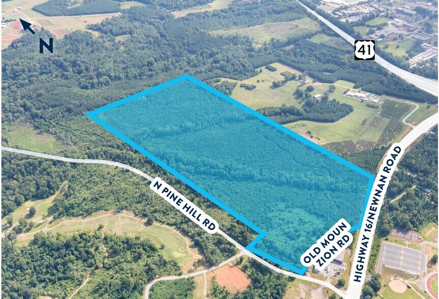 Primary Photo Of 256 Old Mount Zion Rd, Griffin Land For Sale