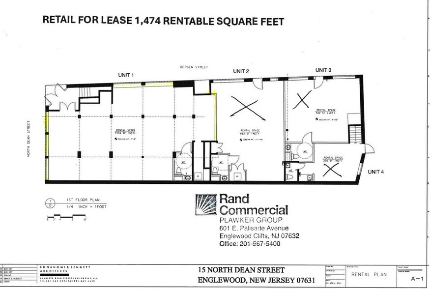 More Photos Of 15 N Dean St, Englewood Restaurant For Lease