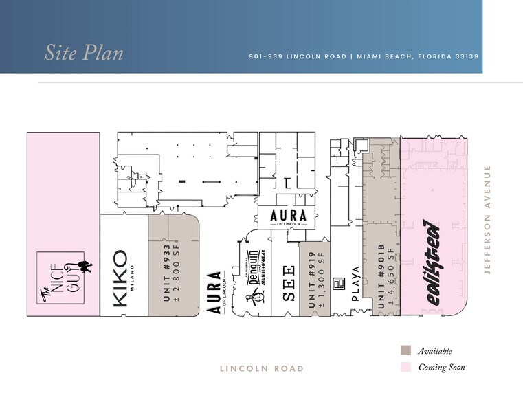 More Photos Of 919-939 Lincoln Rd, Miami Beach, Miami Beach Storefront For Lease