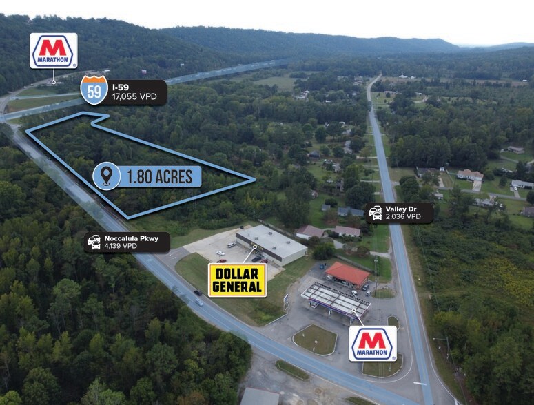 Primary Photo Of Adj. to 3022 Noccalula Pkwy Pky, Attalla Land For Sale