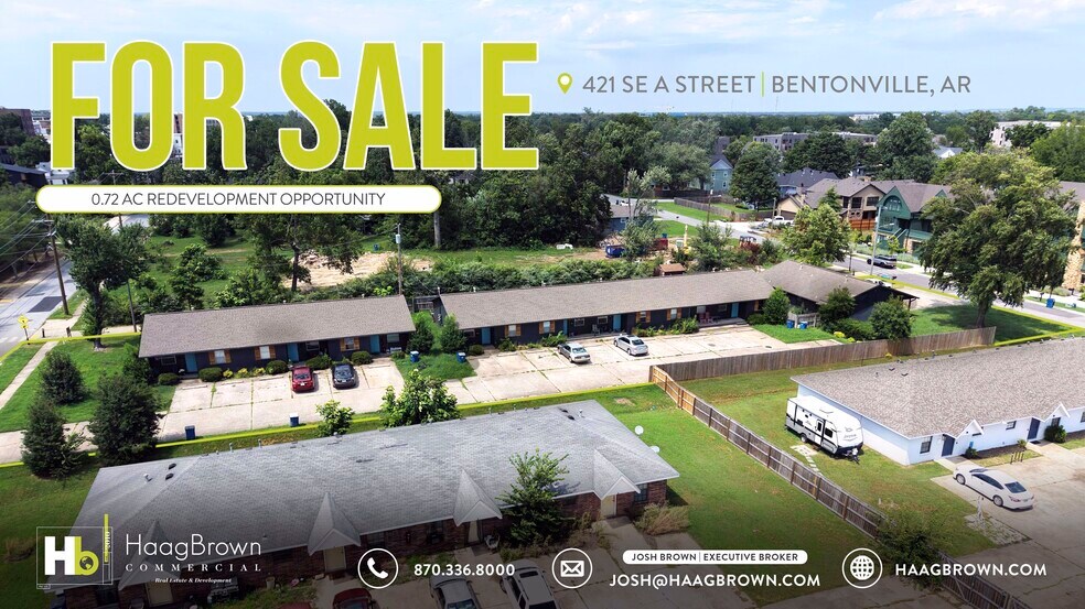 Primary Photo Of 421 SE A St, Bentonville Land For Sale