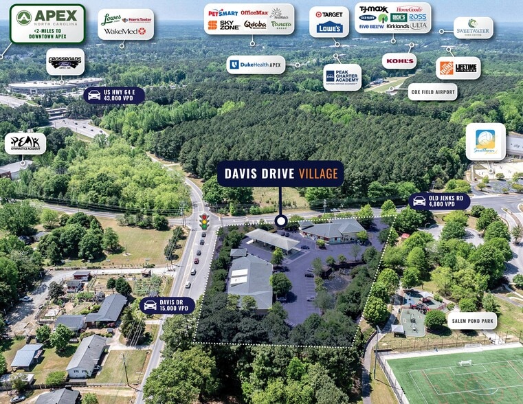 More Photos Of 1001-1015 Davis Dr, Apex Storefront For Sale