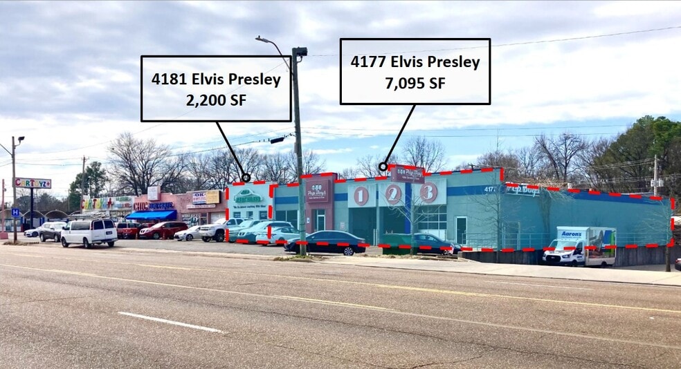 Primary Photo Of 4181 Elvis Presley Blvd, Memphis Storefront For Lease