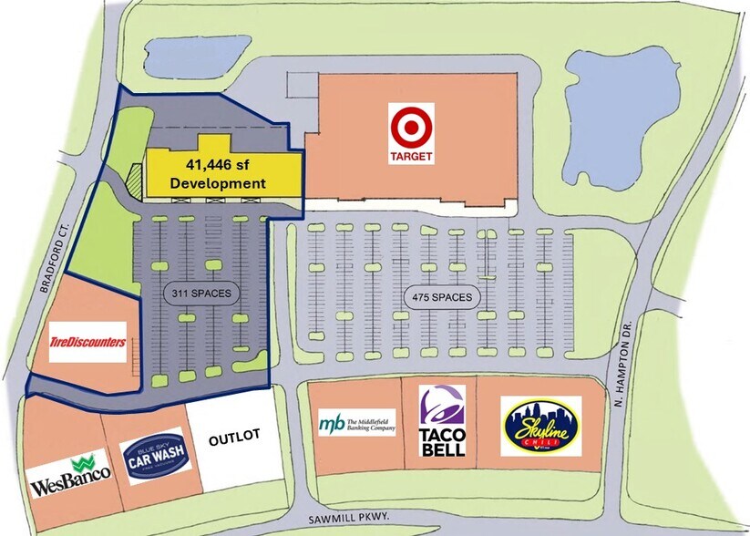 More Photos Of 10726 Sawmill Pky, Powell General Retail For Lease