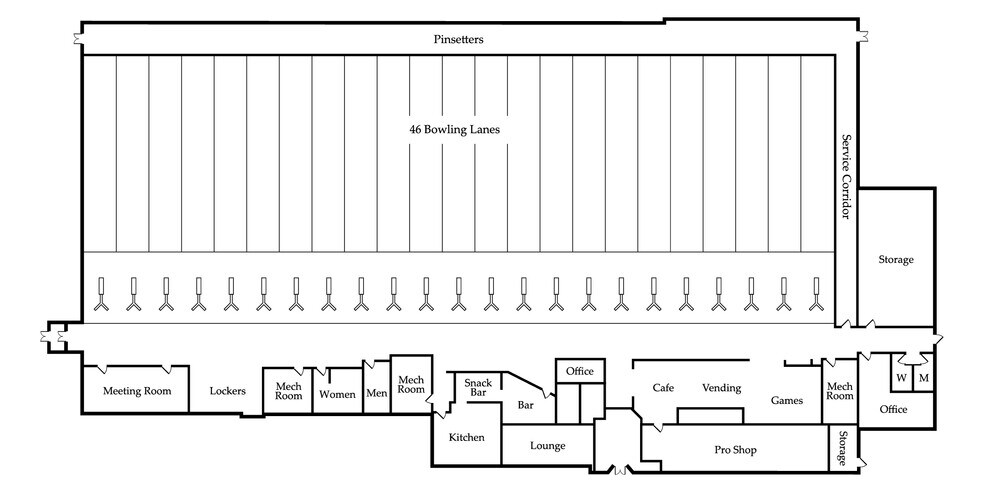 More Photos Of 6833 E Massachusetts Ave, Indianapolis Bowling Alley For Sale