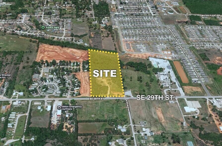 Primary Photo Of 10401 SE 29th, Midwest City Land For Sale
