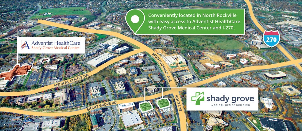 More Photos Of 15005 Shady Grove Rd, Rockville Medical For Lease