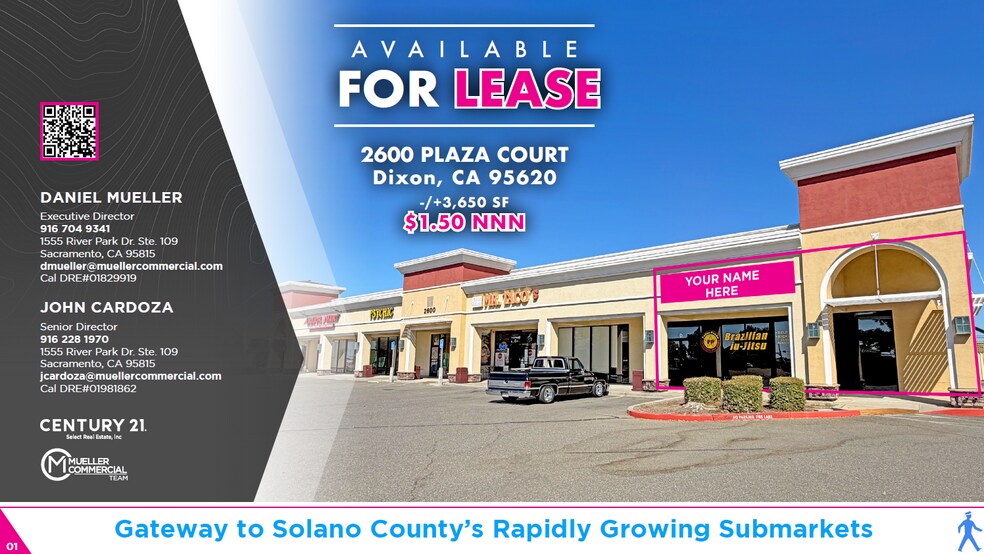 Primary Photo Of 2600 Plaza Ct, Dixon Storefront For Lease