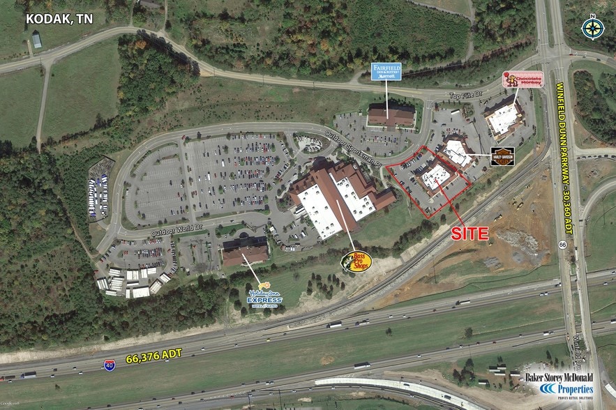 More Photos Of 3609 Outdoor Sportsmans Pl, Kodak General Retail For Lease