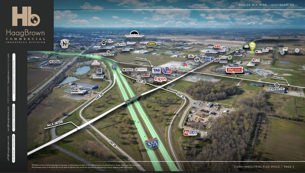 More Photos Of 2504 Commerce, Jonesboro Industrial For Lease