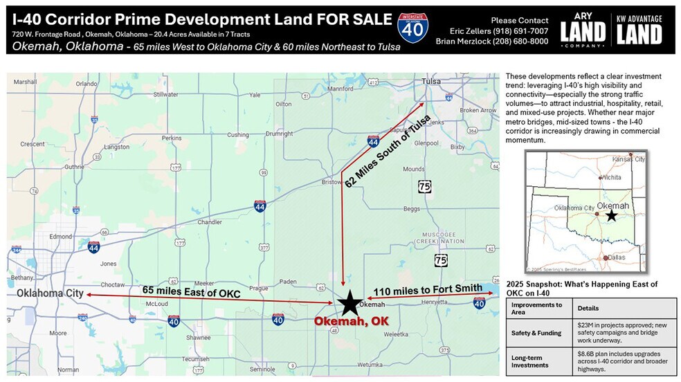 More Photos Of 700 W Frontage Rd, Okemah Land For Sale