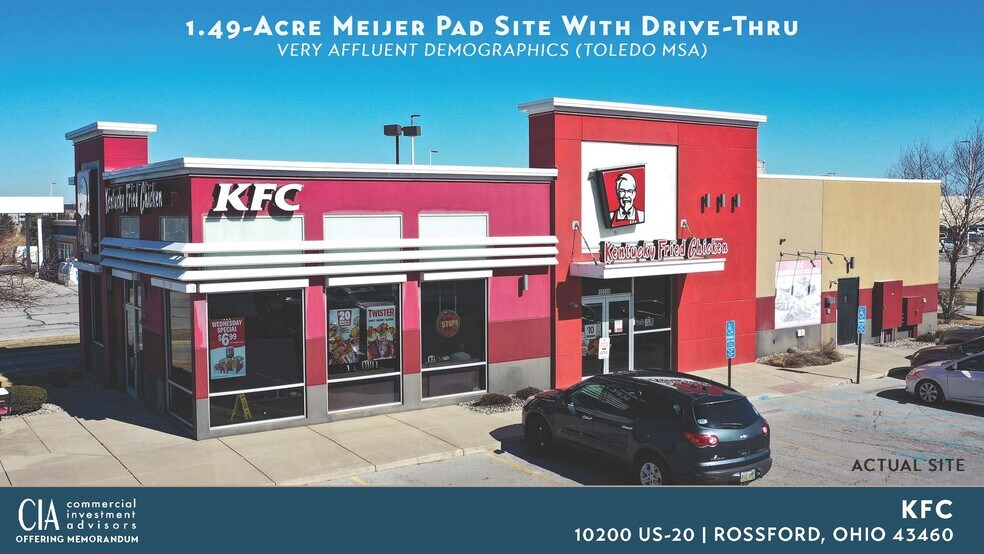 Primary Photo Of 10200 Olde Us 20, Rossford Fast Food For Sale