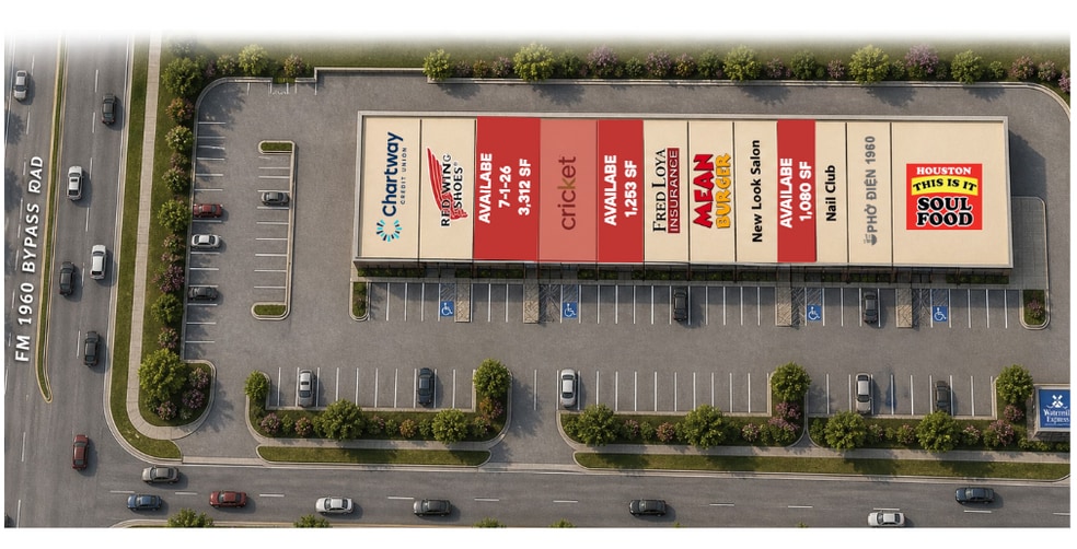 More Photos Of 9441-9451 FM 1960 W, Humble Unknown For Lease