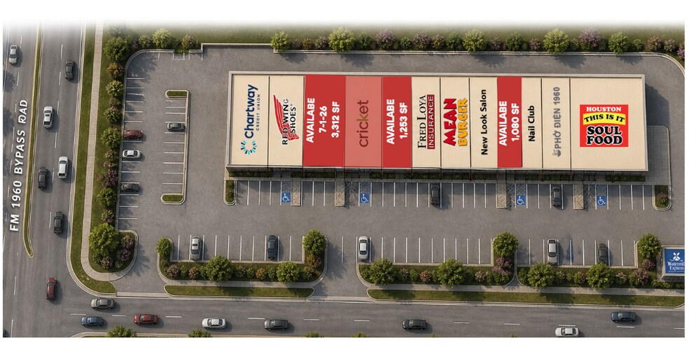 More Photos Of 9441-9451 FM 1960 W, Humble Unknown For Lease