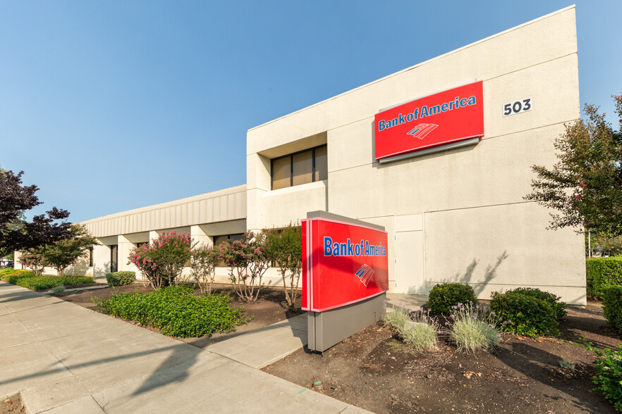 Primary Photo Of 503 W Benjamin Holt Dr, Stockton Bank For Sale