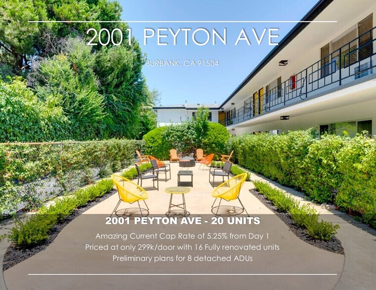 Primary Photo Of 2001 Peyton Ave, Burbank Apartments For Sale