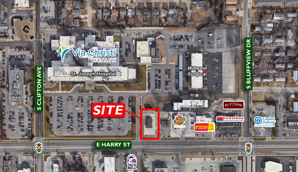 Primary Photo Of 3802 E Harry St, Wichita Land For Lease