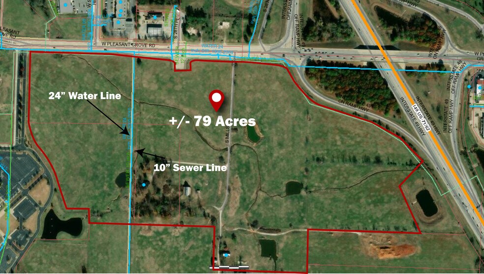 More Photos Of W Pleasant Grove Rd, Rogers Land For Sale