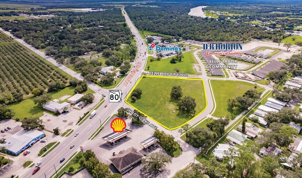 More Photos Of W. Hickpochee Ave. & Shady Oaks Ave, LaBelle Land For Sale
