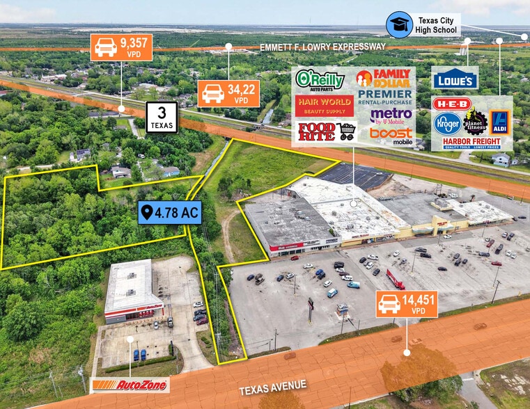 More Photos Of 5510 FM 1765, Texas City Land For Sale