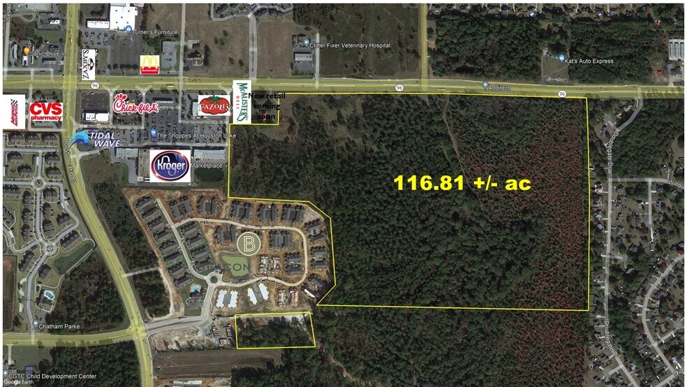 Primary Photo Of Hwy 96 & Houston Lake Rd, Warner Robins Land For Sale