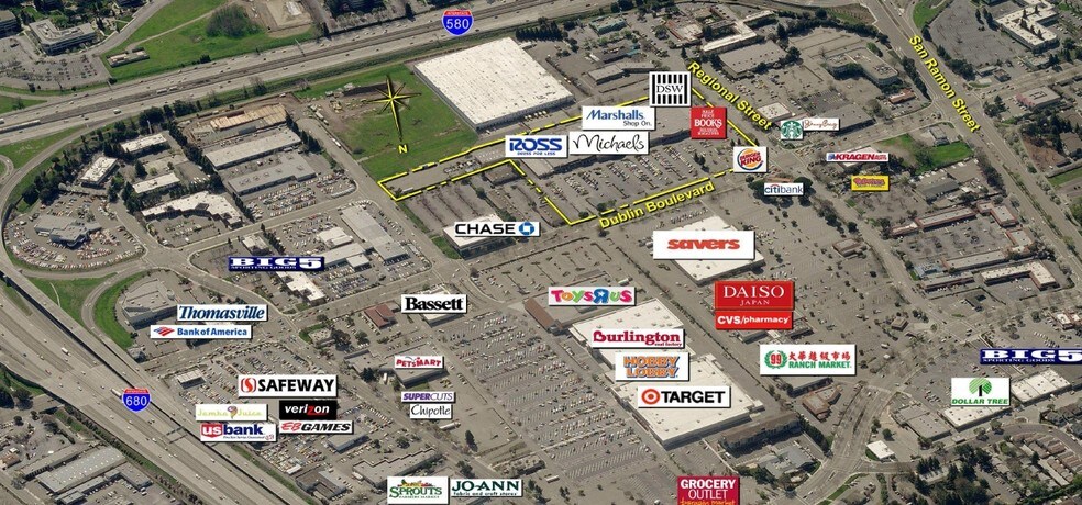 Primary Photo Of 7884-7898 Dublin Blvd, Dublin General Retail For Lease