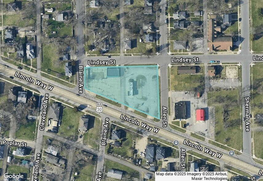 Primary Photo Of 1107 Lincoln Way W, South Bend Land For Sale