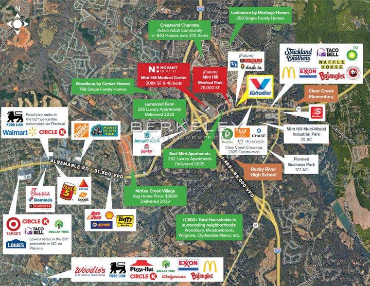 More Photos Of 12723 Albemarle Rd, Mint Hill General Retail For Sale