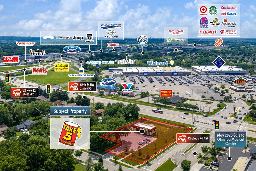 More Photos Of 55th Street NW & Chateau Road, Rochester Auto Repair For Sale