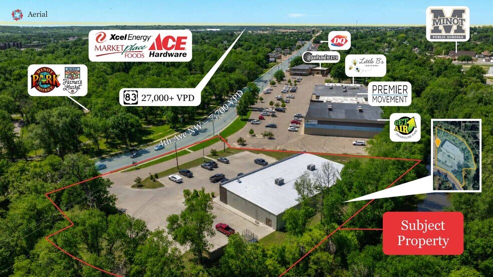 More Photos Of 1106 4th Ave NW, Minot General Retail For Sale