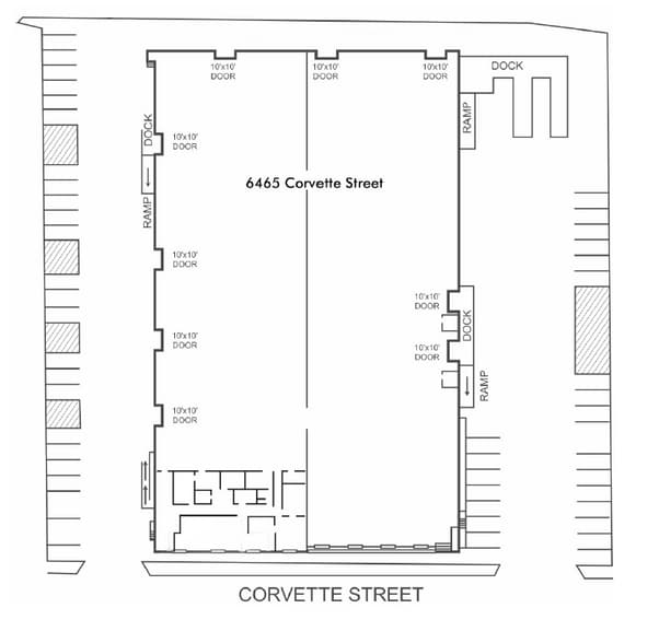 More Photos Of 6465 Corvette St, Commerce Manufacturing For Sale
