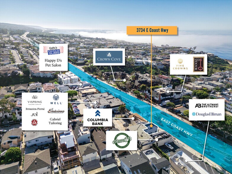More Photos Of 3732-3734 E Coast Hwy, Corona Del Mar Storefront Retail Residential For Lease