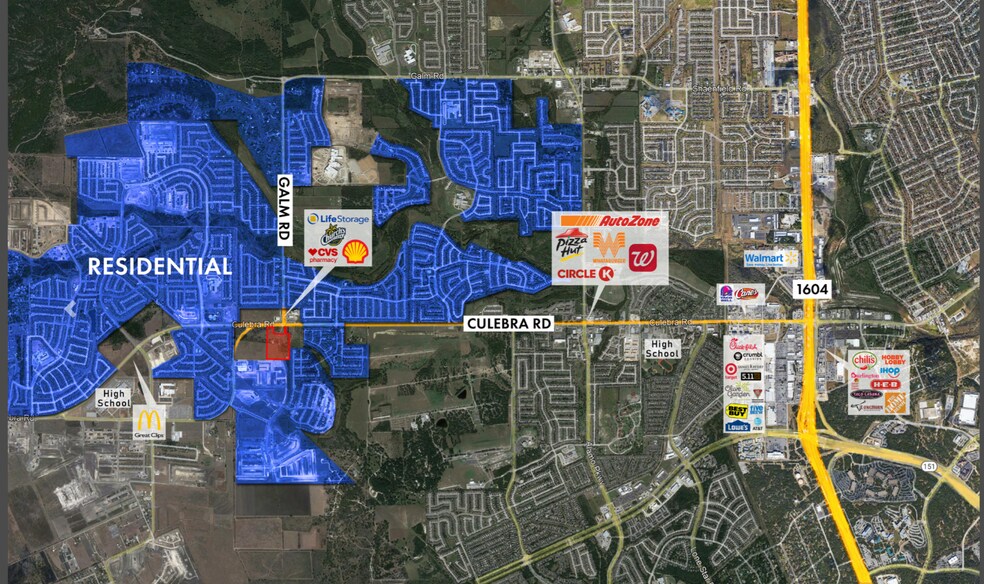 More Photos Of Galm & Culebra, San Antonio Land For Sale