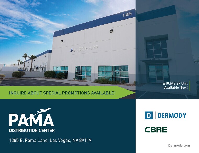 Primary Photo Of 1385 Pama Ln, Las Vegas Warehouse For Lease