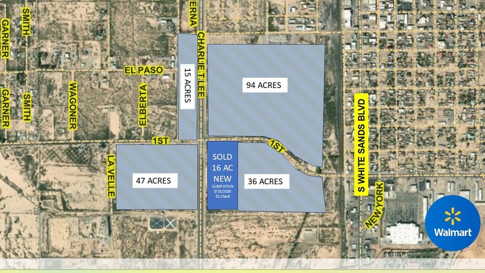 Primary Photo Of 1st St @ Charlie T. Lee Relief Route, Alamogordo Land For Sale
