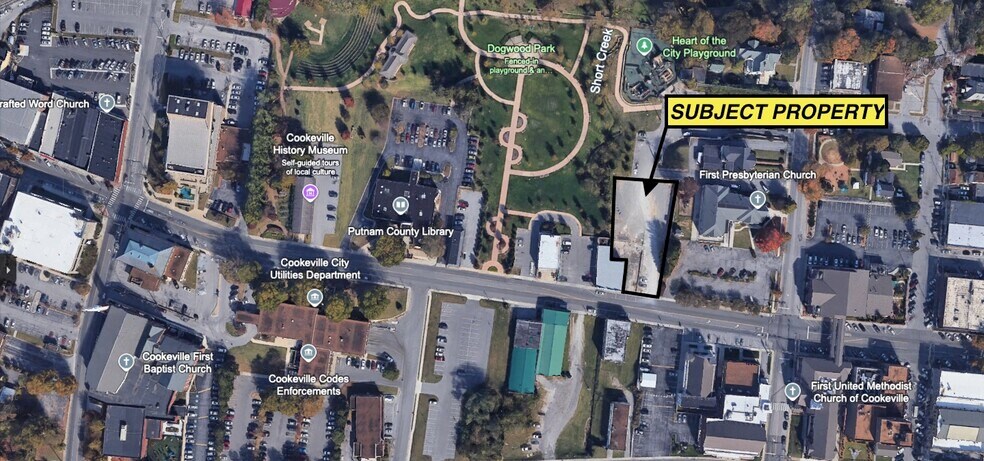 Primary Photo Of 136 E Broad St, Cookeville Land For Sale