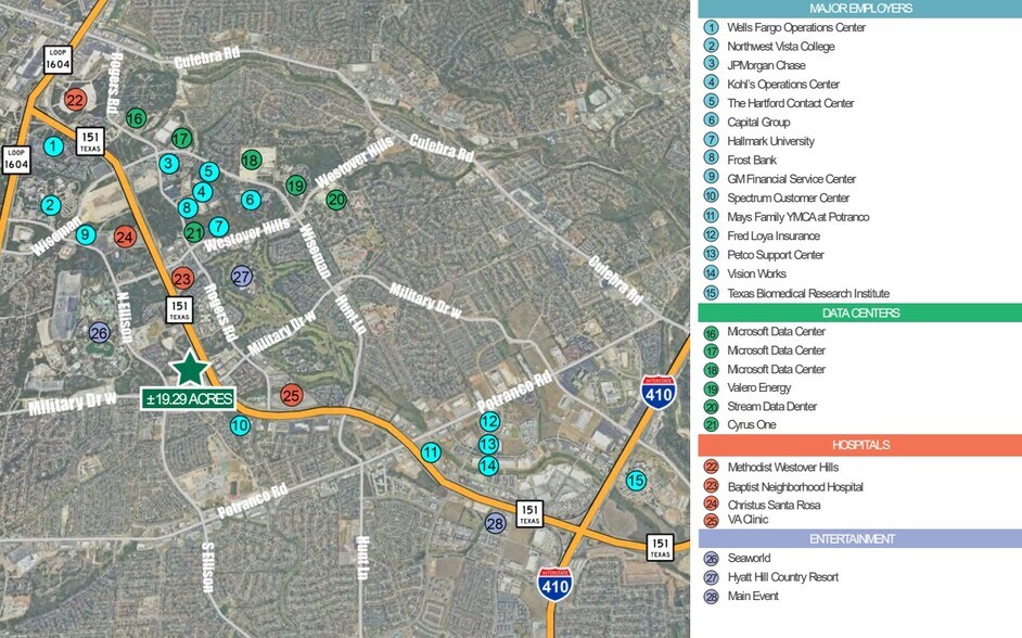 More Photos Of State Highway 151 & Military Drive W, San Antonio Land For Lease