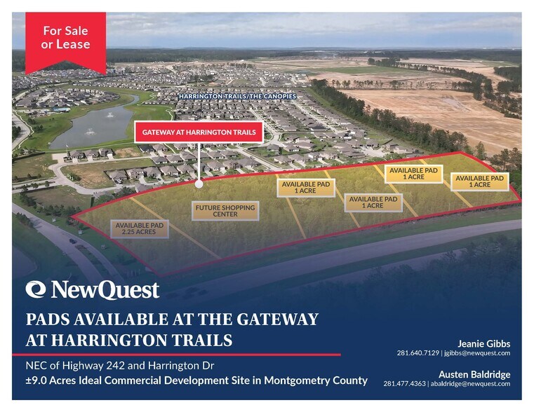 Primary Photo Of NEC of Highway 242 and Harrington Dr, New Caney Land For Sale