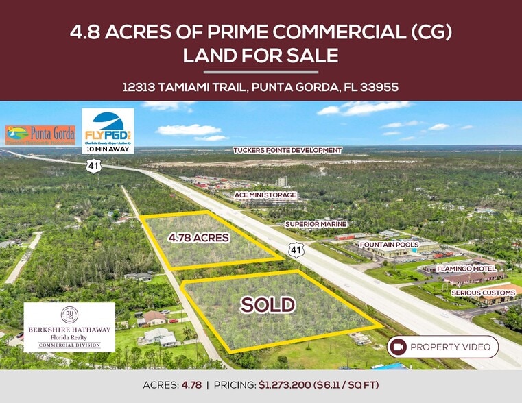 Primary Photo Of 12313 Tamiami, Punta Gorda Land For Sale