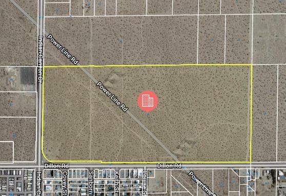 Primary Photo Of NE corner of Indian and Dillon, North Palm Springs Land For Sale