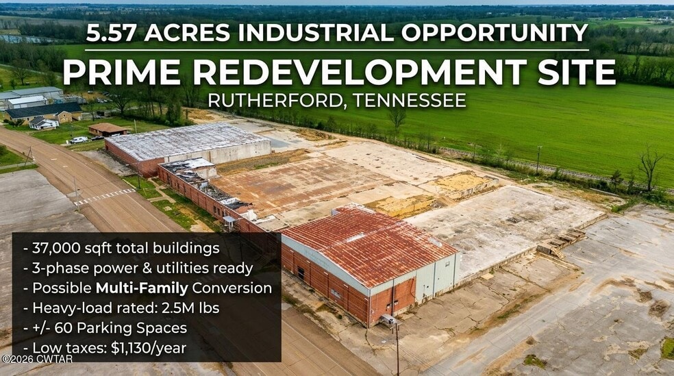 Primary Photo Of 302 N Trenton St, Rutherford Warehouse For Sale