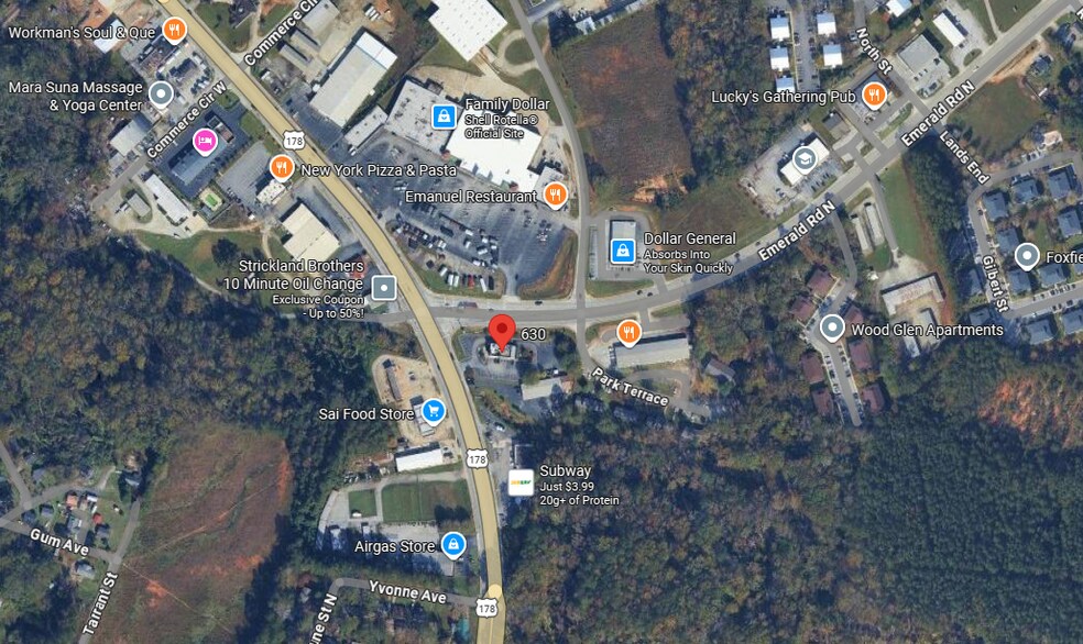 More Photos Of 630 ByPass 25 NE, Greenwood Fast Food For Lease