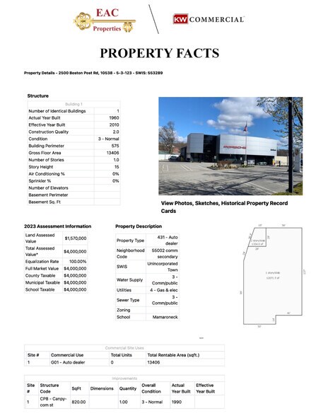 More Photos Of 2500-2523 Boston Post Rd, Larchmont Auto Dealership For Sale