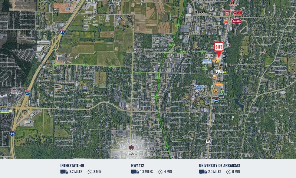 More Photos Of 1925 N College Ave, Fayetteville General Retail For Lease