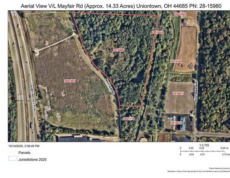 More Photos Of VL Mayfair & Aultman Rd, North Canton Land For Sale