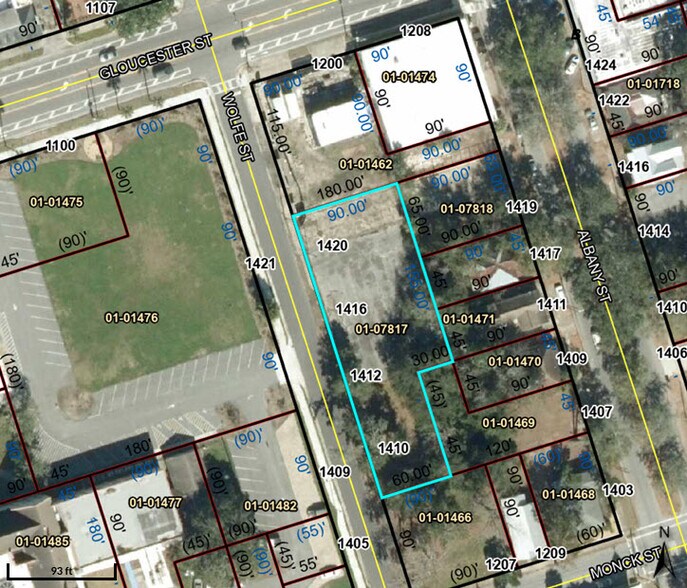 Primary Photo Of 1410 Wolfe St, Brunswick Land For Sale